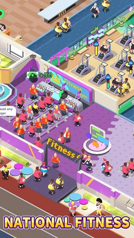 Fitness Club Tycoon MOD APK